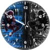 the amazing spider man vs black spiderman 0l wall clock
