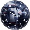 batman with batmobile art rt wall clock