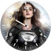 sasha calle supergirl fan art black suit 96 wall clock