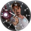 iron man testing suit vo wall clock