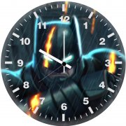 batman digital artwork bp wall clock