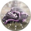 black panther mask ey wall clock