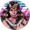 wonder woman 1984 artwork new 36 wall clock