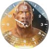 black adam artwork ix wall clock