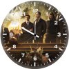 tony stark funeral 60 wall clock