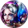 harley quinn newart qz wall clock