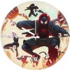 spider verse heroessx wall clock