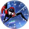 miles morales spiderman into the spider verse po wall clock