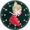 harley quinn jester 13 wall clock