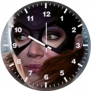 batgirl silent night or wall clock
