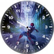 spiderman adventure in the dark streets 5x wall clock