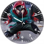 amazing spider man in action lf wall clock