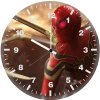 iron spider red eyes j6 wall clock