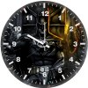batman throne artwork 41 wall clock