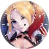 asian harley quinn mj wall clock