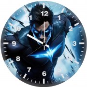 nightwing hero dx wall clock