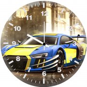 audi r8 wolverine qu wall clock