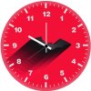 batamn red logo mo wall clock
