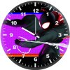 spider man above the city lights ry wall clock