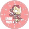 iron man minimal chibbi a6 wall clock