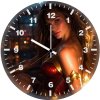 wonder woman shielded heroine k7 wall clock