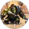 the hulk gladiator artwork hj wall clock