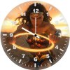 wonder woman swinging into action wv wall clock