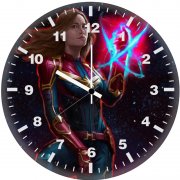 captain miss marvel m2 wall clock
