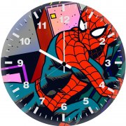 1967 spidey cartoon 8h wall clock