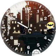 batman new gotham art 3u wall clock