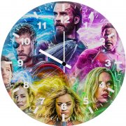 avengers end game fan artwork xf wall clock