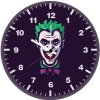 joker minimal art 0o wall clock