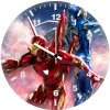 iron man and pepper potts rescue suit qy wall clock