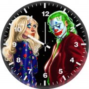 crown prince and his queen 3e wall clock