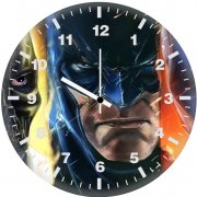 batman deathstroke and villain uy wall clock