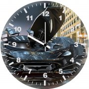 bat mobile ei wall clock