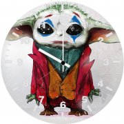 baby joker x yoda us wall clock