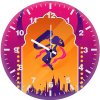 ms marvel poster art 7v wall clock