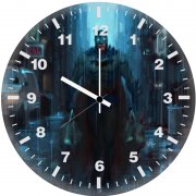 batman and the cat yh wall clock