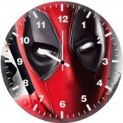 art deadpool yr wall clock