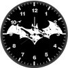 batman logo 06 wall clock