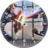 captain vs captain america v1 wall clock