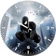 i dont sleep on dark nights 9f wall clock