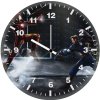 captain and iron man 09 wall clock