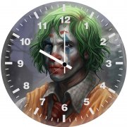 joker artwork em wall clock