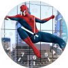 spiderman flying xr wall clock
