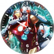iron man trapped oa wall clock