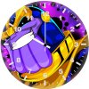 thanos feeling lucky av wall clock