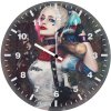 paint art harley quinn na wall clock