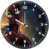spiderman in iron suit nb wall clock